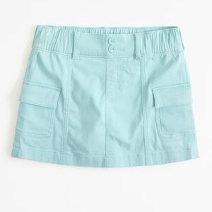 Abercrombie Kids Girls Utility Mini Skort | Turquoise | Size 9/10